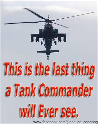 Đây là hình ảnh cuối cùng một chỉ huy xe tăng có thể nhìn thấy
