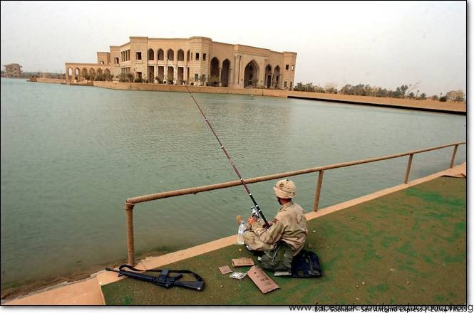 Tranh thủ câu cá