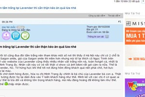 Ảnh minh họa một dạng dùng nick nói xấu sản phẩm mà chưa có kiểm chứng trên diễn đàn. Ảnh minh họa một dạng dùng nick nói xấu sản phẩm mà chưa có kiểm chứng trên diễn đàn.