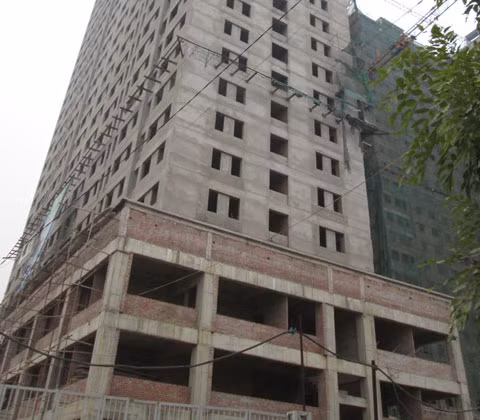 Dự án Tân Tây Đô đang trong quá trình hoàn thiện. Ảnh: Châu Anh