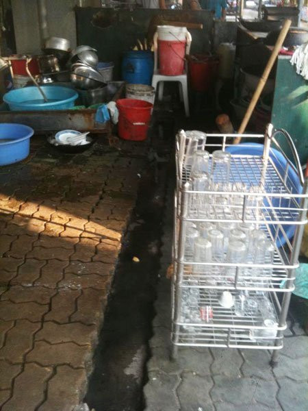 Bát, cốc uống nước chất đống để cạnh rãnh nước thải chỉ vài cmKinh hoàng ‘hậu trường’ chế biến bánh tôm Hồ Tây Bát, cốc uống nước chất đống để cạnh rãnh nước thải chỉ vài cmKinh hoàng ‘hậu trường’ chế biến bánh tôm Hồ Tây