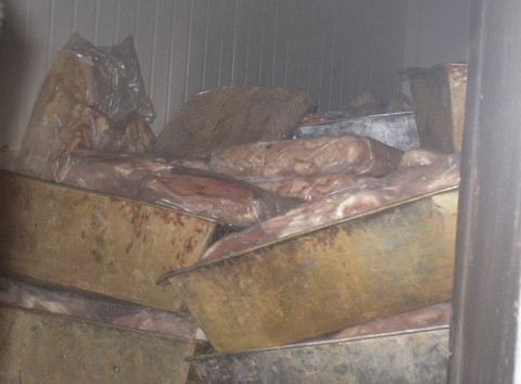 Một số lượng lớn trong số đó đã được tẩy trắng, cấp đông để chuẩn bị đưa di tiêu thụ. Một số lượng lớn trong số đó đã được tẩy trắng, cấp đông để chuẩn bị đưa di tiêu thụ.