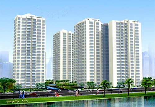 Phối cảnh khu căn hộ Hoàng Anh River View Phối cảnh khu căn hộ Hoàng Anh River View