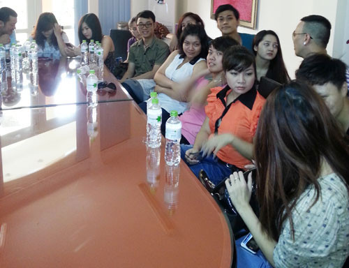 Họp thí sinh sau scandal