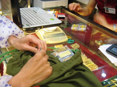 Quan điểm của Ngân hàng Nhà nước là phải tiếp tục cơ chế quản lý vàng làm sao cho hiệu quả nhất. Ảnh minh hoạ