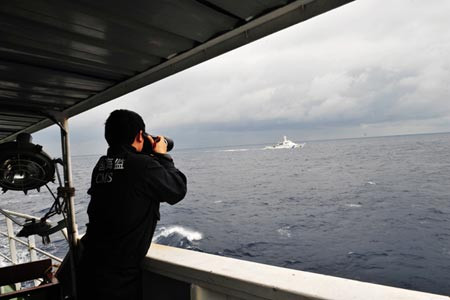 Tàu Hải giám TQ hoạt động gần quần đảo Senkaku (ảnh minh họa)