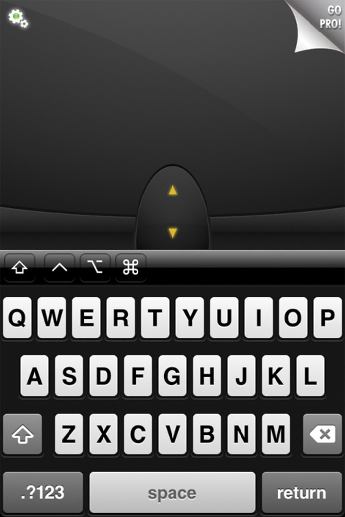 Thiết bị iOS có thể dùng như chuột và bàn phím để điều khiển máy Mac từ xa.