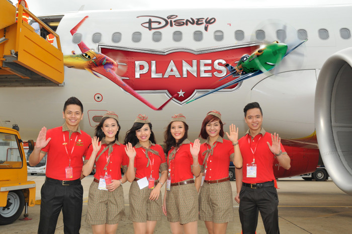 VietJetAir ra mắt tàu bay mang hình ảnh Planes. VietJetAir ra mắt tàu bay mang hình ảnh Planes.