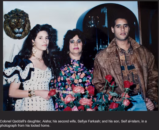 Các thành viên trong gia đình đại tá Gaddafi