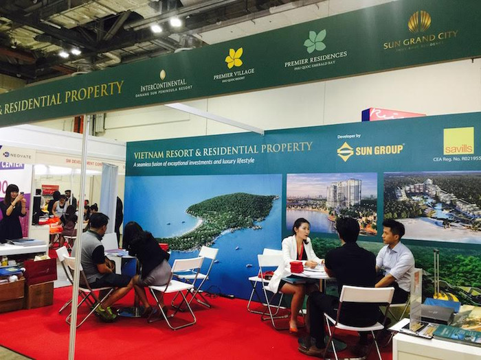 Triển lãm bất động sản nghỉ dưỡng của Tập đoàn SunGroup.