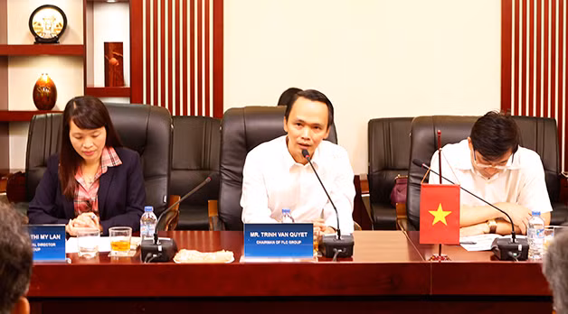 Ông Trịnh Văn Quyết, Chủ tịch FLC chủ trì buổi làm việc với Tập đoàn Seirei.