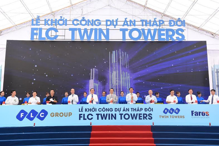 Lễ khởi công dự án Tháp đôi FLC Twin Towers – 265 Cầu Giấy đã được tổ chức vào ngày 8/8. Lễ khởi công dự án Tháp đôi FLC Twin Towers – 265 Cầu Giấy đã được tổ chức vào ngày 8/8.