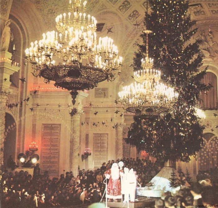 Đón giáng sinh trong điện Kremlia Đón giáng sinh trong điện Kremlia