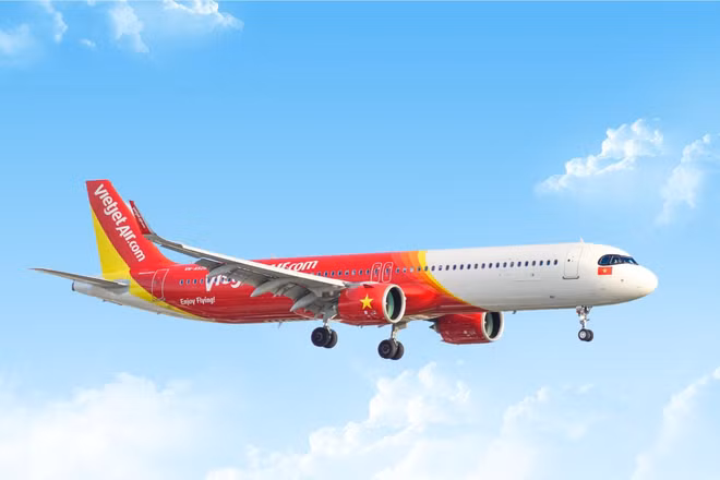 Tàu bay Vietjet hiện đại.