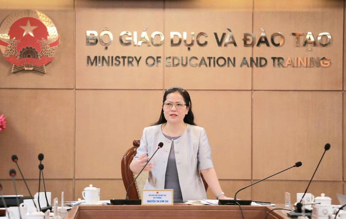 Thứ trưởng Bộ Giáo dục và Đào tạo Nguyễn Thị Kim Chi. Ảnh: MOET thu-truong-chi.jpg