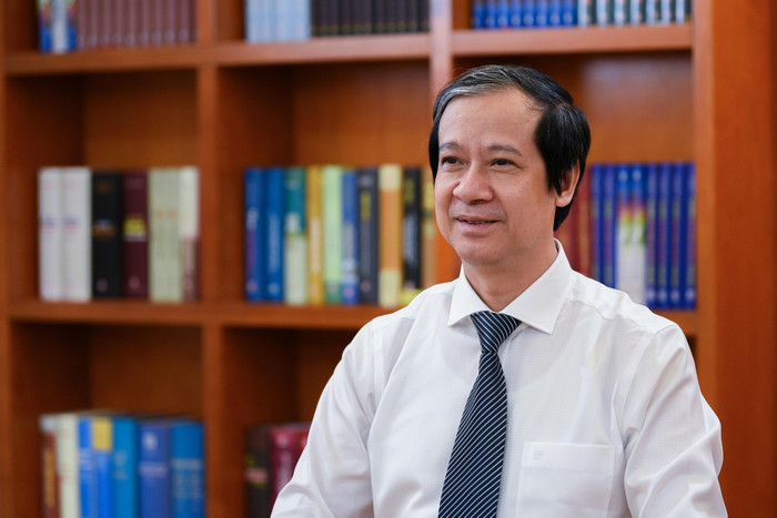 Bộ trưởng Bộ Giáo dục và Đào tạo Nguyễn Kim Sơn đánh giá, năm học 2025-2026 là một năm học rất quan trọng, với nhiều việc lớn phải thực hiện và nhiều cơ hội để đổi mới. (Ảnh: Bộ Giáo dục và Đào tạo) ntd-8945.jpg