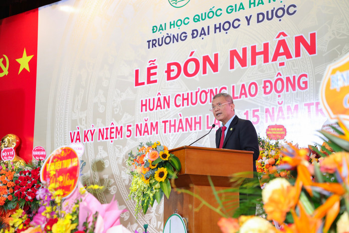 Giáo sư, Tiến sĩ, Thầy thuốc Nhân dân Lê Ngọc Thành - Hiệu trưởng Trường Đại học Y Dược - Đại học Quốc gia Hà Nội. Ảnh: VNU vnu-5-nam-thanh-lap-ump-78.jpg