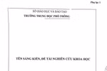 Giáo viên viết một sáng kiến dễ hay khó?