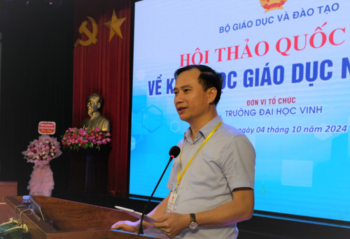 Giáo sư, Tiến sĩ Nguyễn Huy Bằng - Hiệu trưởng Trường Đại học Vinh GDVN_THB.JPG