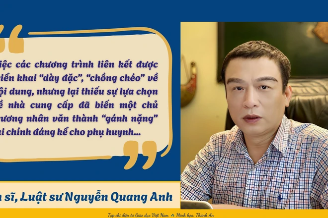 Lo ngại khi "chỉ một công ty dự và trúng thầu" chương trình liên kết ở trường công là có cơ sở