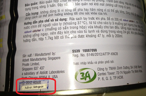 Theo quy định của Quản lý thị trường Việt Nam đối với sản phẩm nhập khẩu và phân phối phải ghi phiêm âm nguồn gốc xuất xứ.