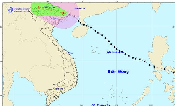Chùm ảnh đường đi và vị trí cơn bão. Chùm ảnh đường đi và vị trí cơn bão.