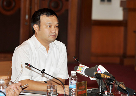 Cục trưởng Cục Quản lý Giá Nguyễn Anh Tuấn tại buổi họp báo. Ảnh: MT Cục trưởng Cục Quản lý Giá Nguyễn Anh Tuấn tại buổi họp báo. Ảnh: MT