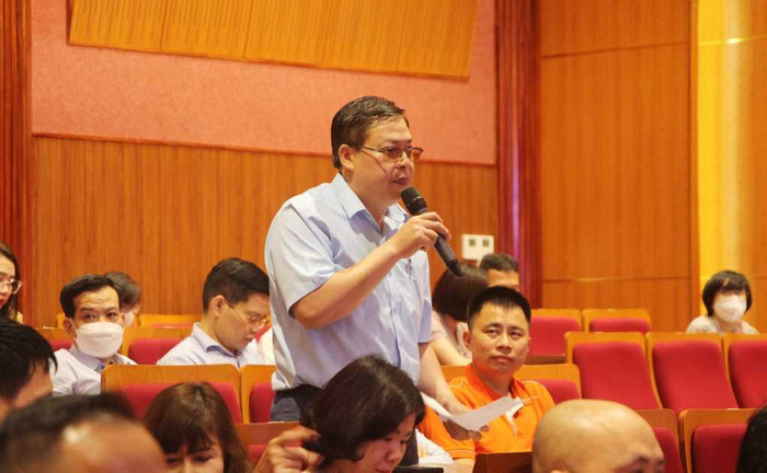 Các doanh nghiệp nêu kiến nghị, đề xuất tại hội nghị (Ảnh: CTV) Các doanh nghiệp nêu kiến nghị, đề xuất tại hội nghị (Ảnh: CTV)