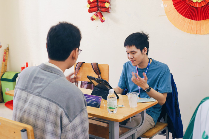 Hoàng Khang mong muốn trở thành chuyên gia trong lĩnh vực Toán ứng dụng. Ảnh: NVCC. Anh tu van huong nghiep.jpg