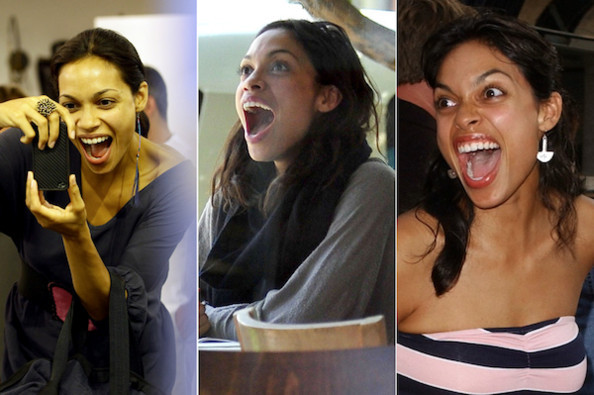 Cười thế này mới gọi là cười chứ, phải không chị Rosario Dawson?. Cười thế này mới gọi là cười chứ, phải không chị Rosario Dawson?.