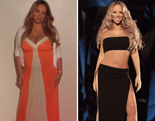 Năm ngoái, Mariah Carey béo ú do 'bận' mang bầu. Chỉ sau vài tháng sinh con, cô đã trở về phom chuẩn như ngày xưa tuyệt đẹp. Chính xác là cô đã giảm được 20kg đấy fan ạ. Năm ngoái, Mariah Carey béo ú do 'bận' mang bầu. Chỉ sau vài tháng sinh con, cô đã trở về phom chuẩn như ngày xưa tuyệt đẹp. Chính xác là cô đã giảm được 20kg đấy fan ạ.
