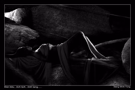 Một bức hình trong bộ ảnh Thiên thần - Tiên nữ do Đặng Minh Tùng thực hiện.