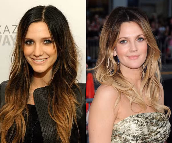 1. Tóc nhuộm ombre Cách nhuộm đầu thành 2 mảng màu sáng tối ngày càng được nhiều xì ta thử nghiệm vì nó khiến mái tóc trông sinh động hơn hẳn. Với kiểu nhuộm này, người thợ phải chải màu cho thật khéo để phần chuyển giao giữa màu sáng và tối trông thật tự nhiên.