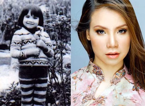 So với hiện nay thì khi bé người đẹp có vẻ mũn mĩm hơn. Nhìn người đẹp có vẻ già dặn so với những bạn cùng lứa.