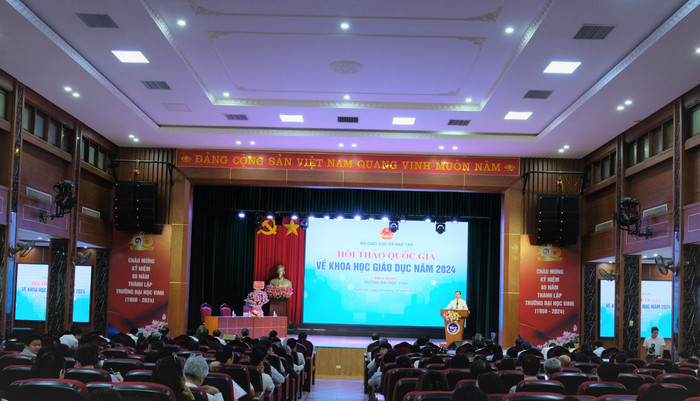 Hội thảo quốc gia về khoa học giáo dục năm 2024 quy tụ nhiều chuyên gia, thầy cô. GDVN_10.JPG