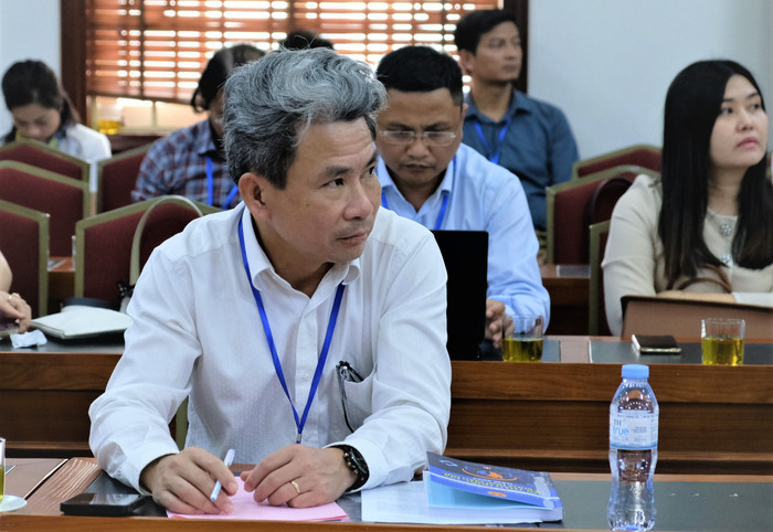 Phó Giáo sư, Tiến sĩ Võ Văn Minh - Hiệu trưởng Trường Đại học Sư phạm, Đại học Đà Nẵng tham dự Hội thảo quốc gia về khoa học giáo dục năm 2024. GDVN_THmnh.JPG