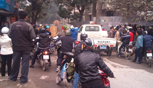 Khu vực xảy ra hỗn chiến Khu vực xảy ra hỗn chiến