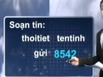 Theo người phát ngôn của VTV, phần soạn tin nhắn để nhận thông tin thời tiết ở các địa phương nhằm phục vụ những người bận rộn, tùy họ lựa chọn, không hề ép buộc, vụ lợi.