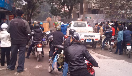 Khu vực xảy ra hỗn chiến