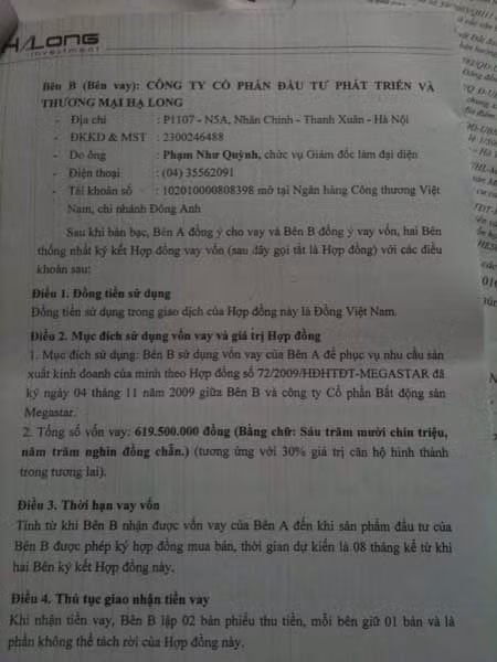 Hàng trăm khách đang tìm Công ty Hạ Long để đòi tiền theo như hợp đồng vay vốn.