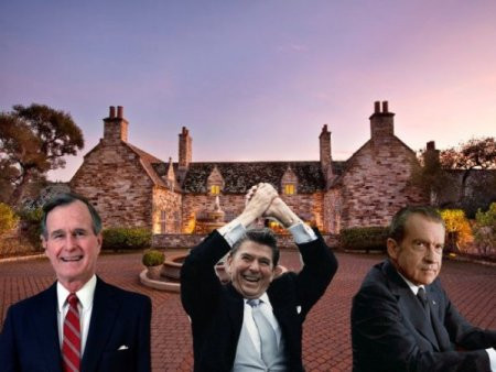 Khu biệt thự Cotswold Tudor được xây dựng theo phong cách kiến trúc thời trung cổ. Đây là món quà mà ông chủ ngân hàng Hibernia thiết kế dành riêng cho cô con gái vào năm 1930 và được thiết kế bởi kiến trúc sư danh tiếng bậc nhất thời đó David Adler.