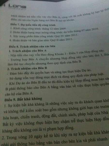 Hợp đồng với những từ lắt léo khó hiểu của Công ty Hạ Long. Hợp đồng với những từ lắt léo khó hiểu của Công ty Hạ Long.