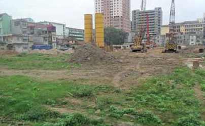 Dự án đến nay chỉ là bãi đất trống Dự án đến nay chỉ là bãi đất trống