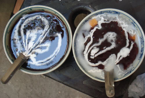 Chè Bobochacha có bán ở hai nơi là ngõ 92 Cửa Bắc và mặt Yết Kiêu của cung văn hóa Việt Xô nhưng đông nhất vẫn là ở Cửa Bắc.