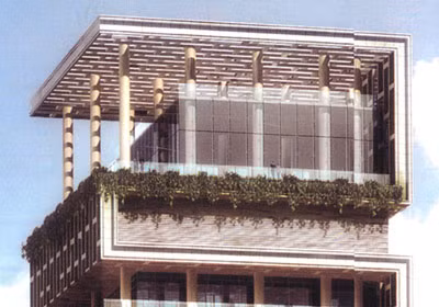 Từ trên tầng cao nhất của tòa nhà, các chủ nhân có thể quan sát toàn cảnh thành phố Mumbai và biển Ả-rập. Tổng diện tích sử dụng của tòa nhà là 37.000m2, rộng hơn cả Cung điện Versailles của Pháp.