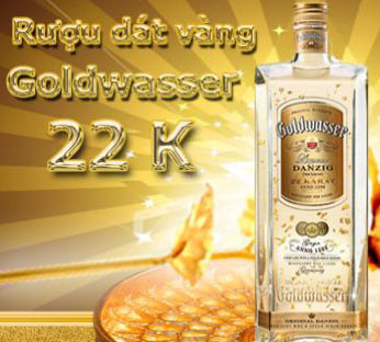 Rượu dát vàng vẫn thể hiện đẳng cấp sang trọng, "chịu chơi" và lạ... của người sử dụng nó.