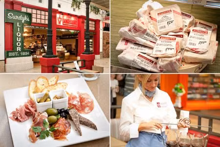 Tiệm ăn nhanh Surdyk’s Flights, địa điểm: Sân bay quốc tế Minneapolis – St. Paul, Minnesota. Thực đơn đặc trưng: Gà quay, sandwich pho mát. Giá trung bình: 7-9 USD một món. Tuy Surduk’s Flights chỉ là một tiệm ăn nhanh nhưng chất lượng đồ ăn có đẳng cấp một nhà hàng tốt, CNBC cho biết. Quầy ăn được thành lập từ năm 1934 trong khuôn viên sân bay Minneapolis – St. Paul. Ngoài các thực phẩm cần thiết, Surduk’s Flights còn phục vụ rượu vang, bánh mì tấm nhỏ và hành khách được phép mang lên máy bay.