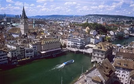 Được đánh giá là thành phố có chất lượng cao thứ hai của thế giới, Zurich, Thụy Sĩ có mức giá cao hơn so với trung bình thế giới: 11,5%, bữa ăn trưa nhanh: 32,90 USD 1kg gạo: 3,70 USD