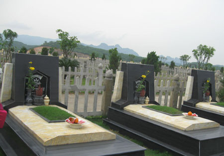 Mộ phần được thiết kế theo phong cách hiện đại nhưng vẫn mang nét văn hóa phương Đông Mộ phần được thiết kế theo phong cách hiện đại nhưng vẫn mang nét văn hóa phương Đông