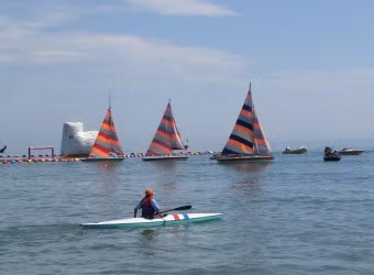 Thi thuyền buồm trên vịnh